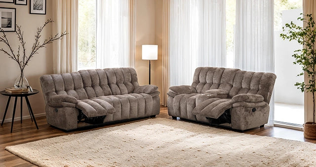 Hieronymus Manual Sofa Brown