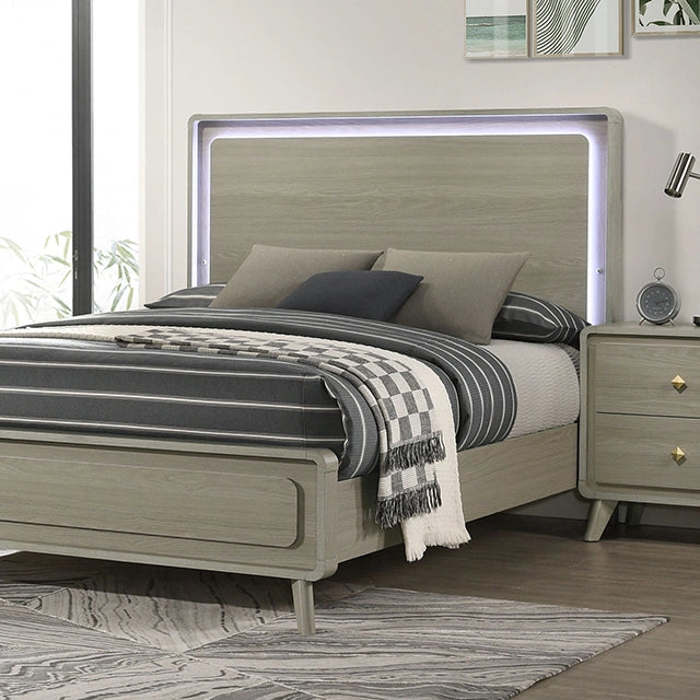 Rainier Queen Bedroom Set Gray