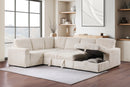 Devonshire Pull-Out Sleeper Sectional Sofa