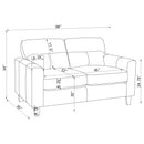 Scotland Loveseat - Ace Furniture and Decor