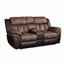 Jaylen Motion Loveseat With Console - Ace Furniture and Decor