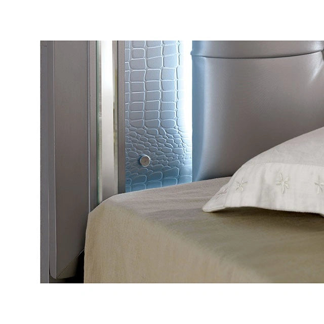 BELLANOVA Silver Cal.King , E.King, & Queen Bed
