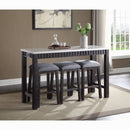 Necalli 4PC Pack Counter Height Table Set - Ace Furniture and Decor