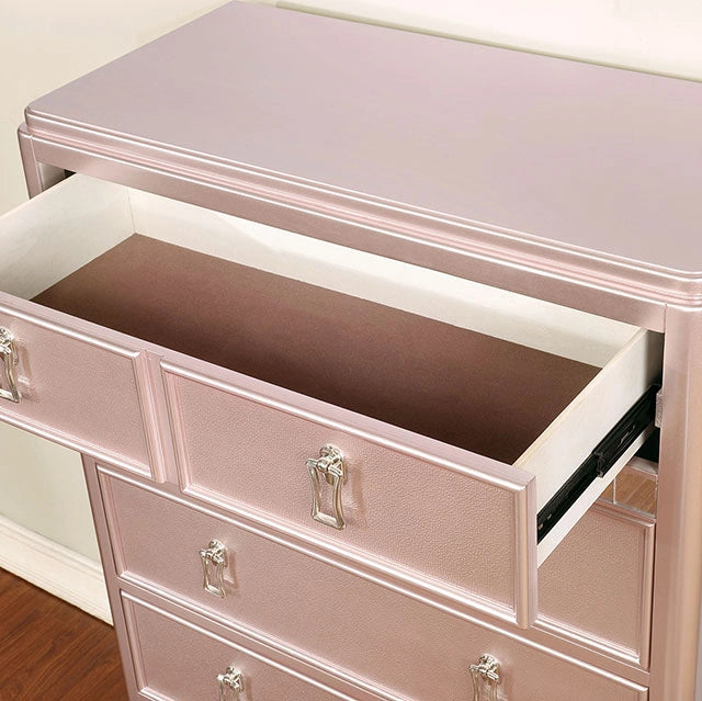 Ariston Rose Pink Full, Twin, & Queen Bed