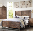 Acme Andria Queen Platform Bed in Reclaimed Oak 21290Q - Ace Furniture and Decor