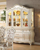Acme Chantelle Buffet and Hutch in Pearl White 63544 - Ace Furniture and Decor