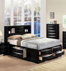 Acme Ireland Queen Storage Bed in Black 21610Q - Ace Furniture and Decor