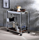 Lisses Chrome Serving Cart - Ace Furniture and Decor