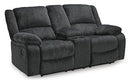 Draycoll Reclining Loveseat with Console - Ace Furniture and Decor