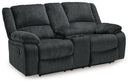 Draycoll Reclining Loveseat with Console - Ace Furniture and Decor