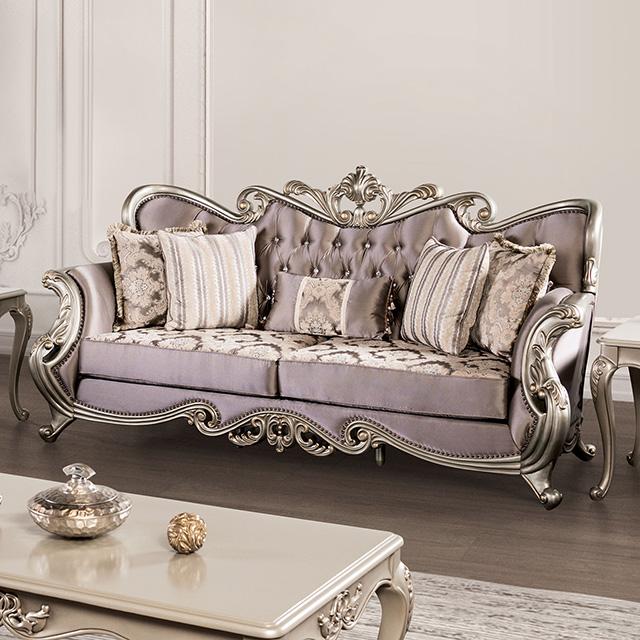 Albacete Sofa Campage & Walnut