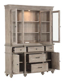 Cardano Buffet & Hutch in Light Brown 1689BR-50* - Ace Furniture and Decor