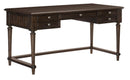 Cardano Writing Desk w/ 3 Working Drawers in Charcoal 1689-16 - Ace Furniture and Decor