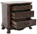 Deryn Park 3 Drawer Nightstand  in Cherry 2243-4 - Ace Furniture and Decor