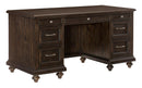 Cardano Executive Desk in Charcoal 1689-17 - Ace Furniture and Decor