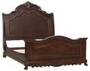 Deryn Park Queen Sleigh Bed in Cherry 2243SL-1 - Ace Furniture and Decor