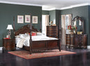 Deryn Park Queen Poster Bed in Cherry 2243-1* - Ace Furniture and Decor
