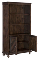 Cardano Bookcase in Charcoal 1689-18 - Ace Furniture and Decor