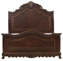 Deryn Park Queen Sleigh Bed in Cherry 2243SL-1 - Ace Furniture and Decor