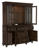 Cardano Buffet & Hutch in Charcoal 1689-50* - Ace Furniture and Decor