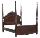 Deryn Park Queen Poster Bed in Cherry 2243-1* - Ace Furniture and Decor