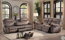 Aram Double Glider Reclining Loveseat in Dark Brown 8206NF-2 - Ace Furniture and Decor