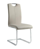 Glissand Side Chair in Chrome (Set of 2) - Ace Furniture and Decor