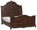 Deryn Park Queen Sleigh Bed in Cherry 2243SL-1 - Ace Furniture and Decor