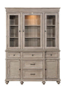 Cardano Buffet & Hutch in Light Brown 1689BR-50* - Ace Furniture and Decor