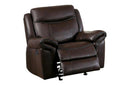 Aram Glider Reclining Chair in Brown 8206BRW-1 - Ace Furniture and Decor