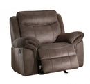 Aram Glider Reclining Chair in Dark Brown 8206NF-1 - Ace Furniture and Decor