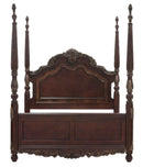 Deryn Park Queen Poster Bed in Cherry 2243-1* - Ace Furniture and Decor