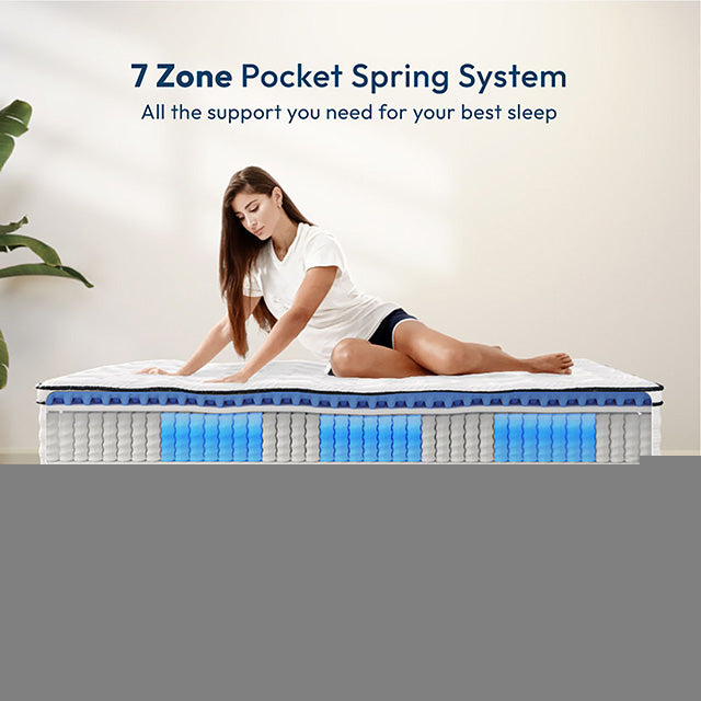 Salvia 12" Cal.King Hybrid Pocket Coil Mattress