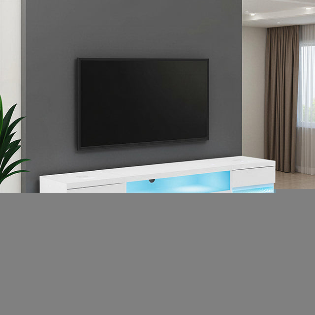 Terni TV Stand w/ Fireplace & 2 Side Tables